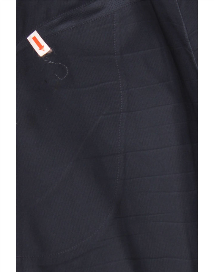 Pantaloni da tuta da uomo ADIDAS piccoli in poliestere blu navy