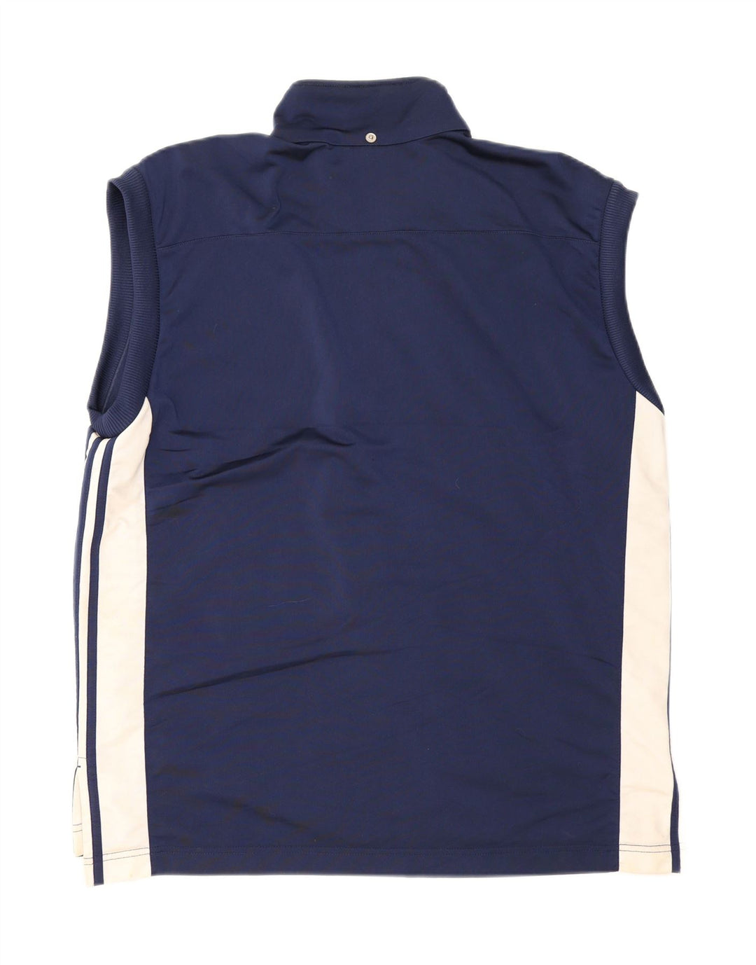 Giacca da tuta senza maniche Adidas da uomo UK 40/42 Medio Blu navy