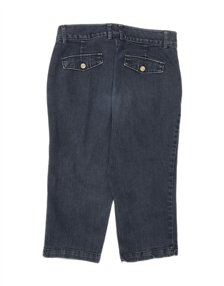 DOCKERS Womens Capri Jeans US 4 Small W28 L18 Navy Blue Cotton Vintage Dockers and Second-Hand Dockers from Messina Hembry 