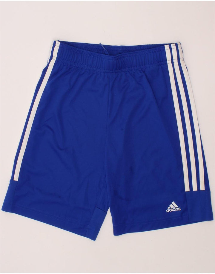 Pantaloncini sportivi ADIDAS Aeroready da bambino 11-12 anni in poliestere blu