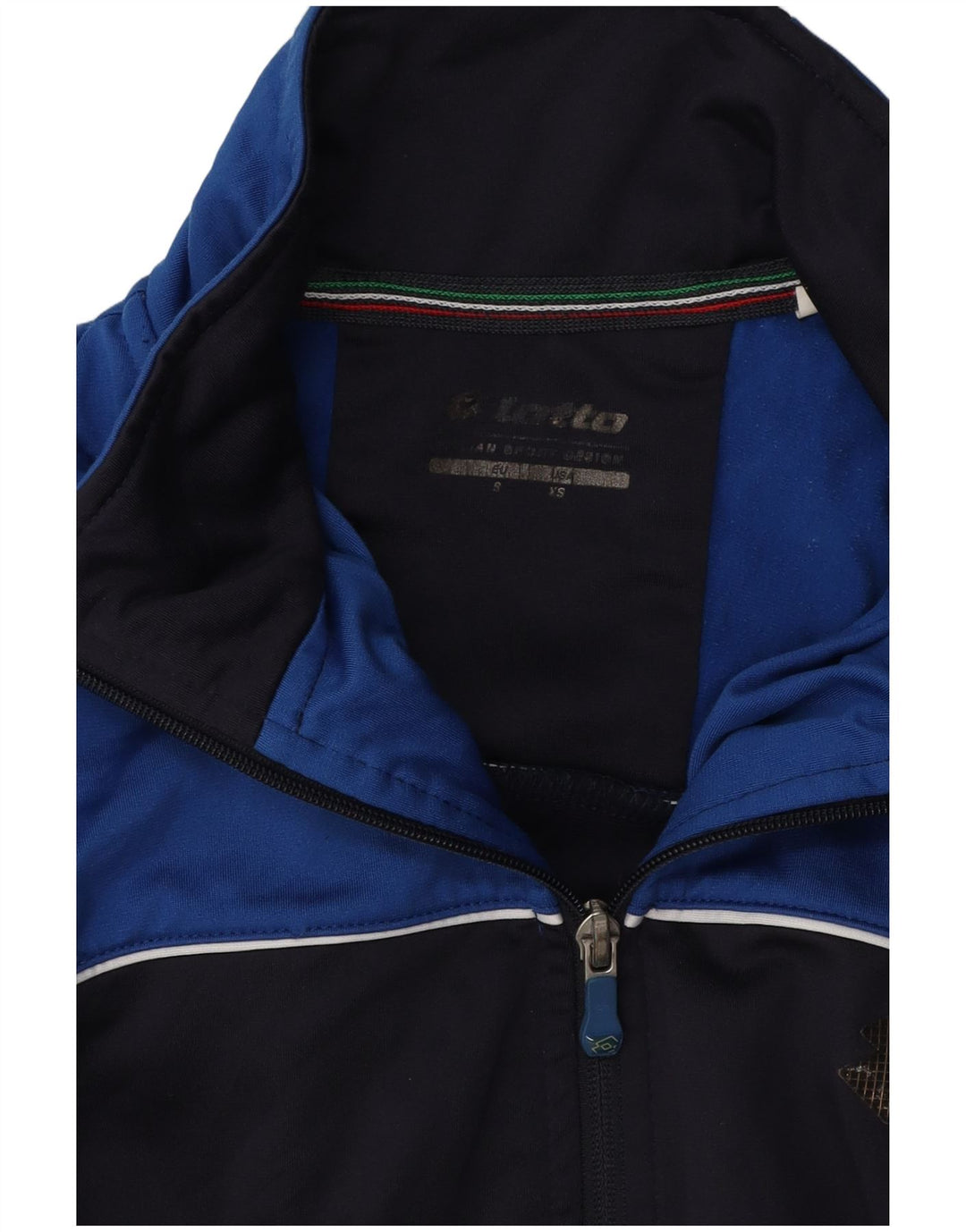Giacca da tuta da uomo LOTTO XS Colorblock blu navy