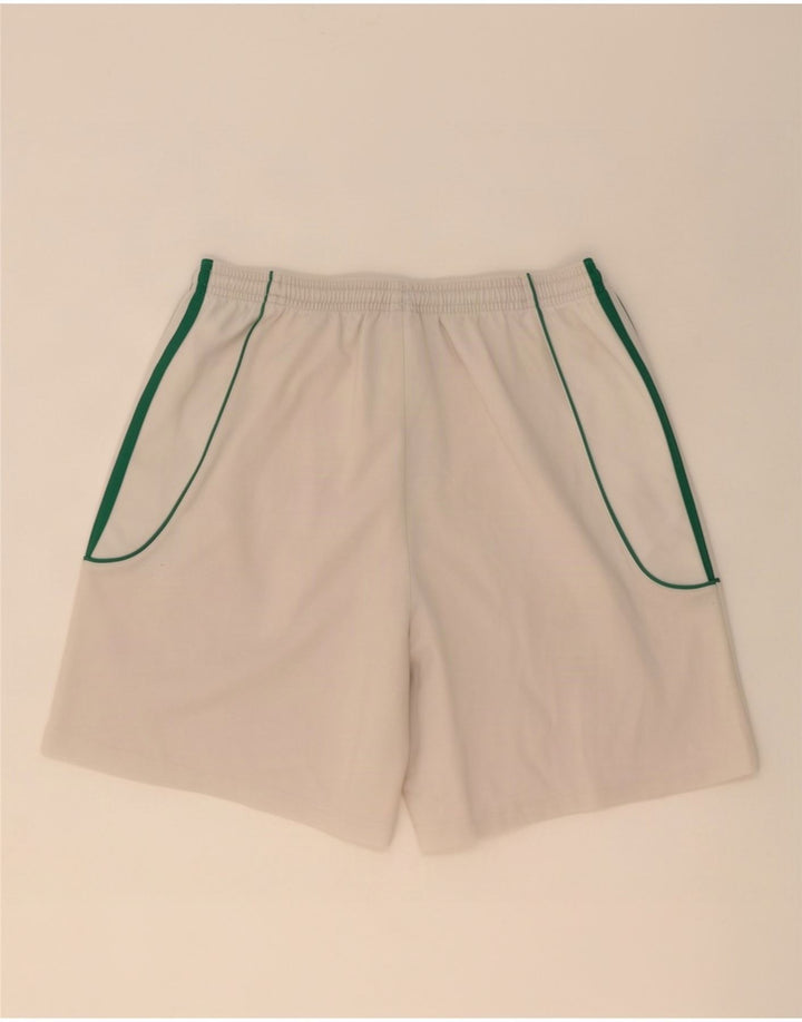 Pantaloncini sportivi Adidas Climalite da uomo di colore bianco medio in poliestere