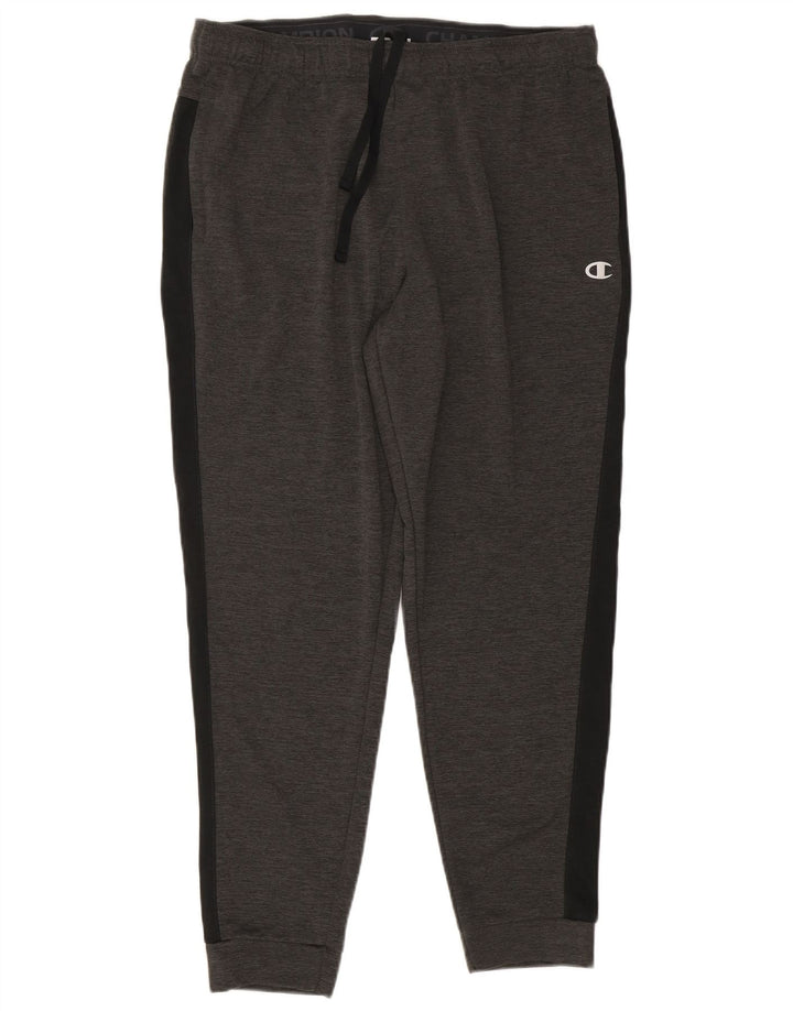 CHAMPION Pantaloni da tuta da uomo Joggers XL Poliestere color block grigio