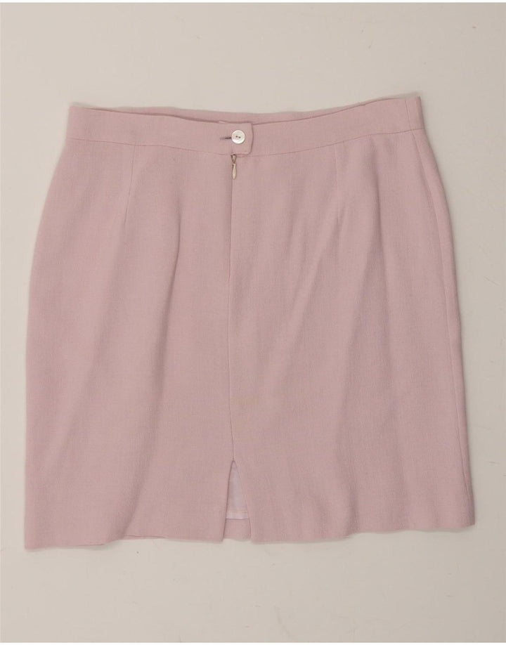 MAX & CO. Womens Mini Skirt IT 42 Medium W30 Pink Acetate Vintage Max & Co. and Second-Hand Max & Co. from Messina Hembry 