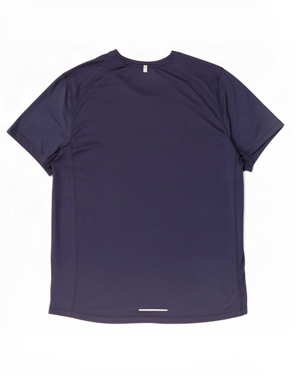 T-shirt Nike da uomo Dri Fit Top XL blu navy in poliestere