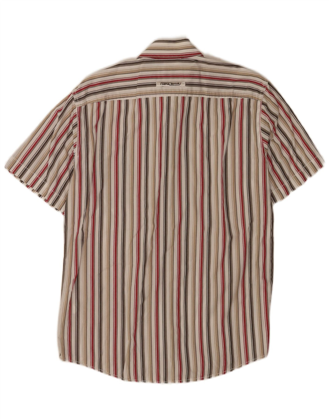 Camicia a maniche corte da uomo Camel Active a righe medie multicolore