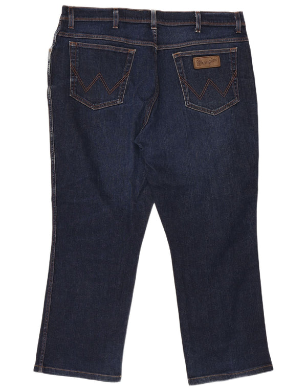 Jeans dritti Wrangler Texas Regular Fit da uomo W40 L30 in cotone blu navy