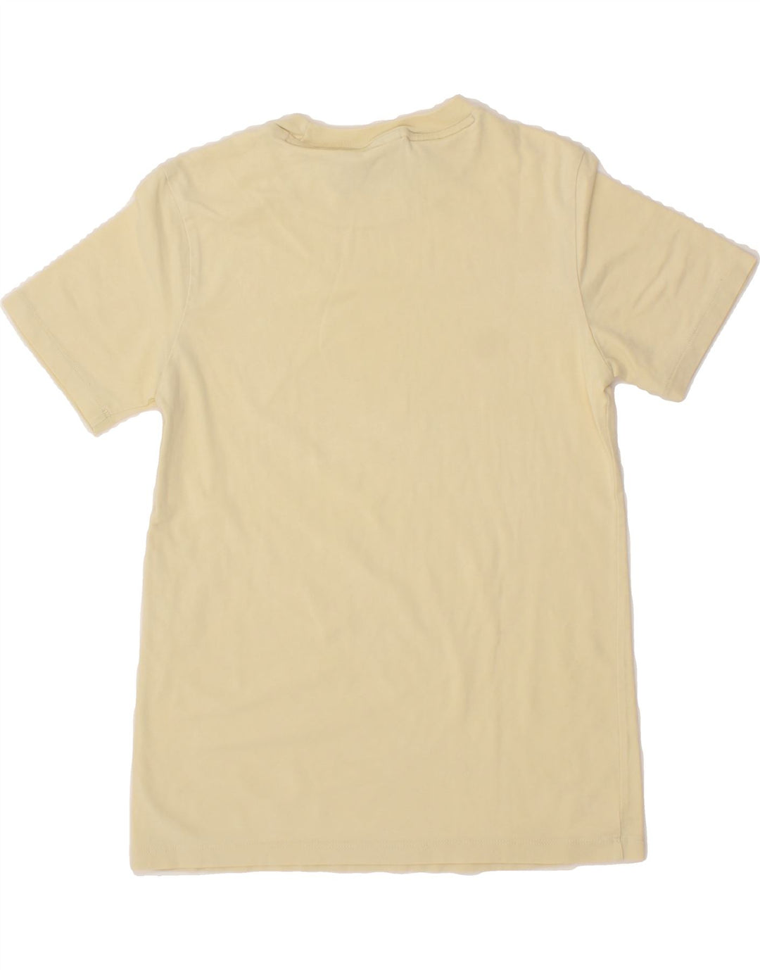 ADIDAS Womens Graphic T-Shirt Top UK 8 Small  Beige Vintage Adidas and Second-Hand Adidas from Messina Hembry 