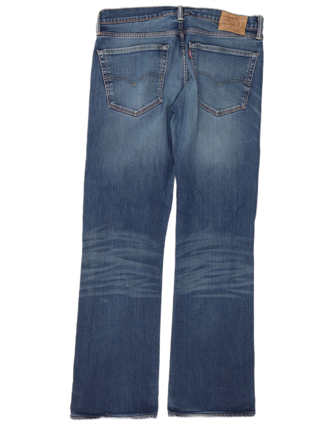 Levi's Uomo 521 Jeans Bootcut W36 L32 Cotone Blu
