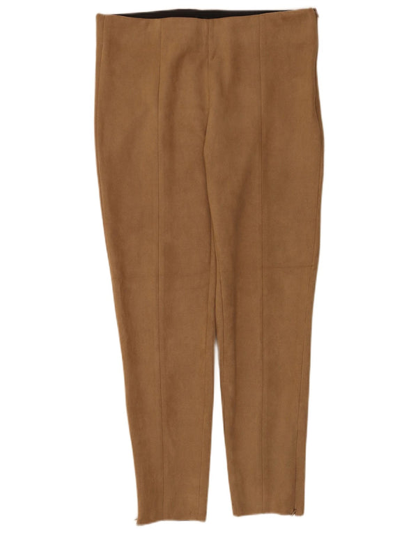 Pantaloni casual skinny da donna Zara XL W32 L26 Marrone