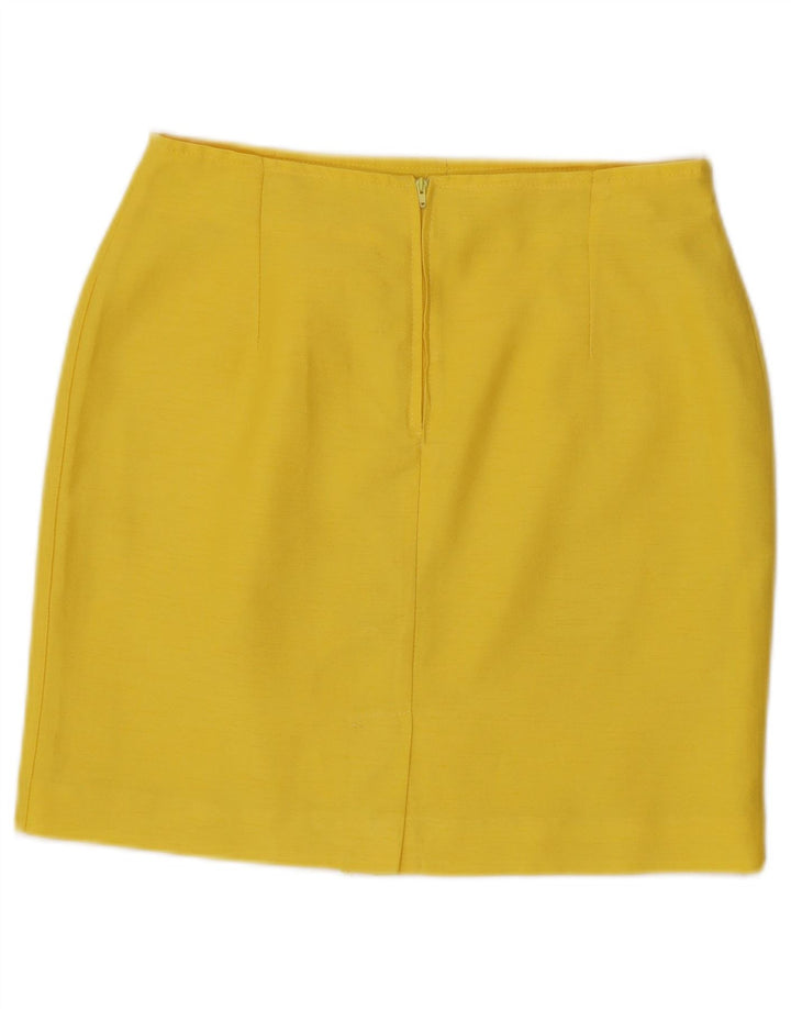 Set gonna 2 pezzi da donna Antica Sartoria IT 44 medio W28 poliestere giallo