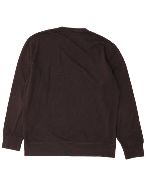 Levi's Felpa grafica da uomo in cotone nero medio