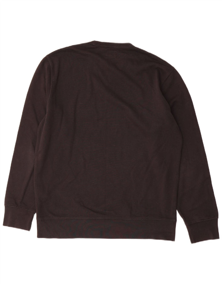 Levi's Felpa grafica da uomo in cotone nero medio
