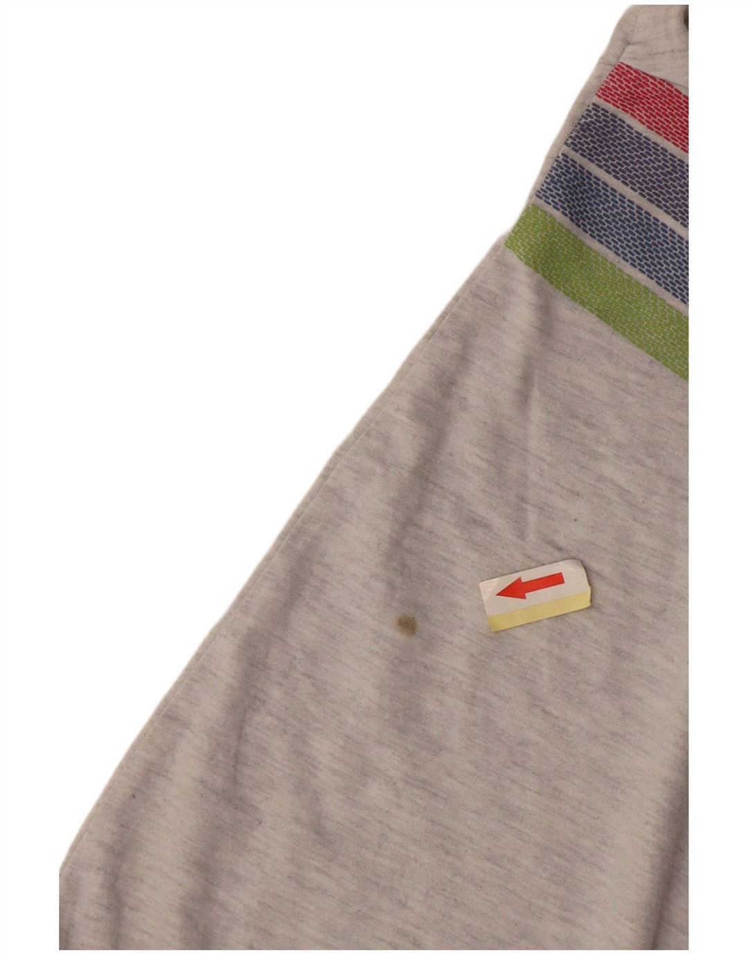 T-shirt grafica corta da donna Superdry UK 12 grigio medio a righe