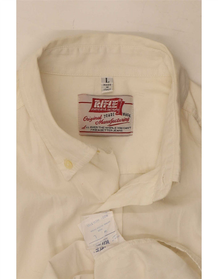 Camicia da uomo Rifle Large White