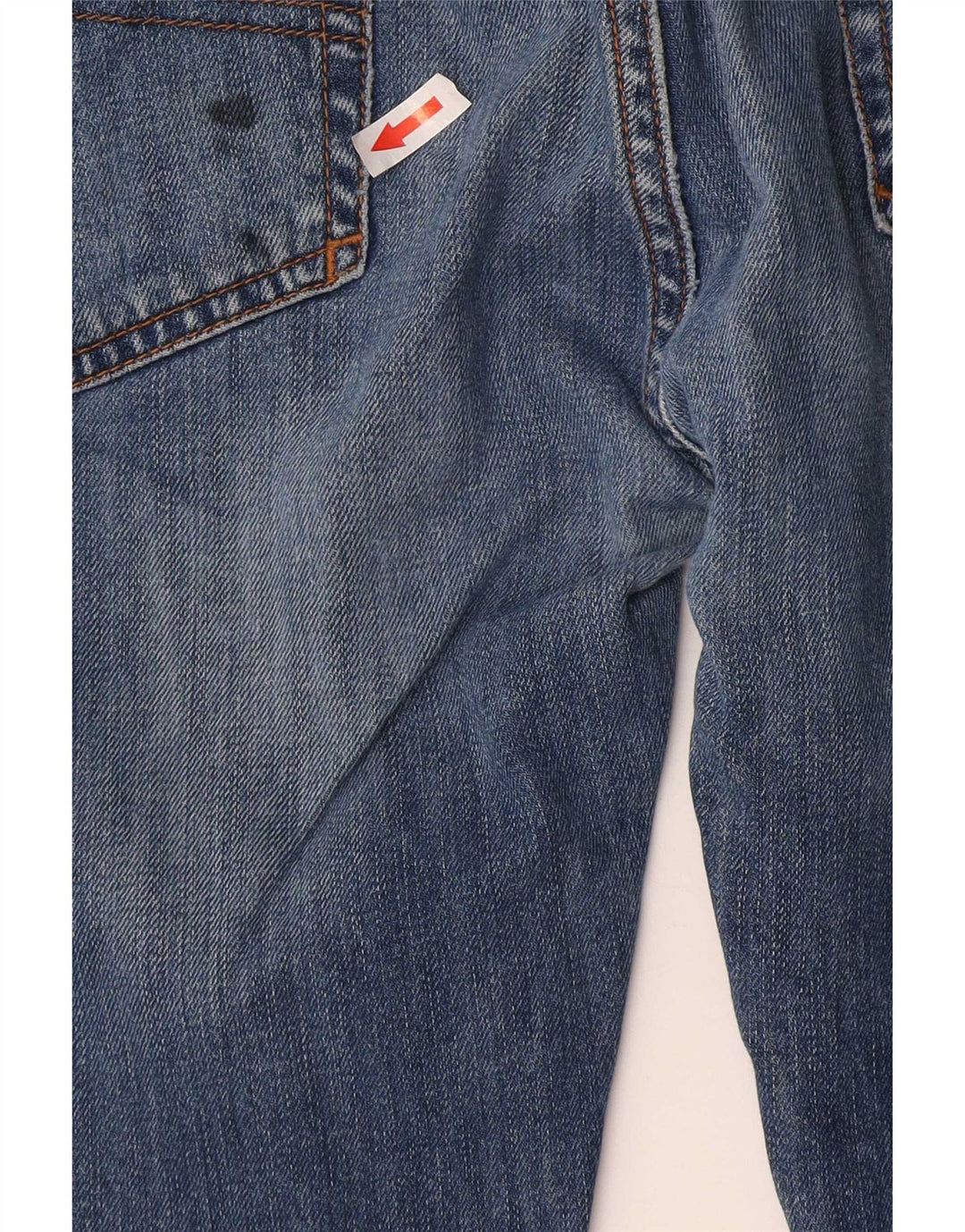 Armani Uomo J45 Jeans dritti regolari W38 L34 Cotone blu