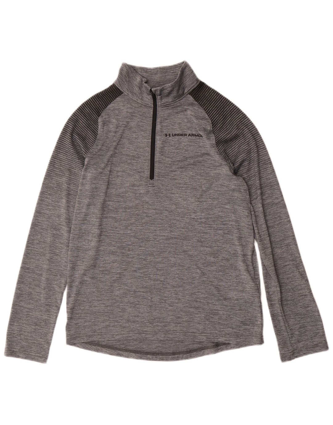 Maglia della tuta pullover da bambino UNDER ARMOUR 11-12 anni Gessato grigio grande