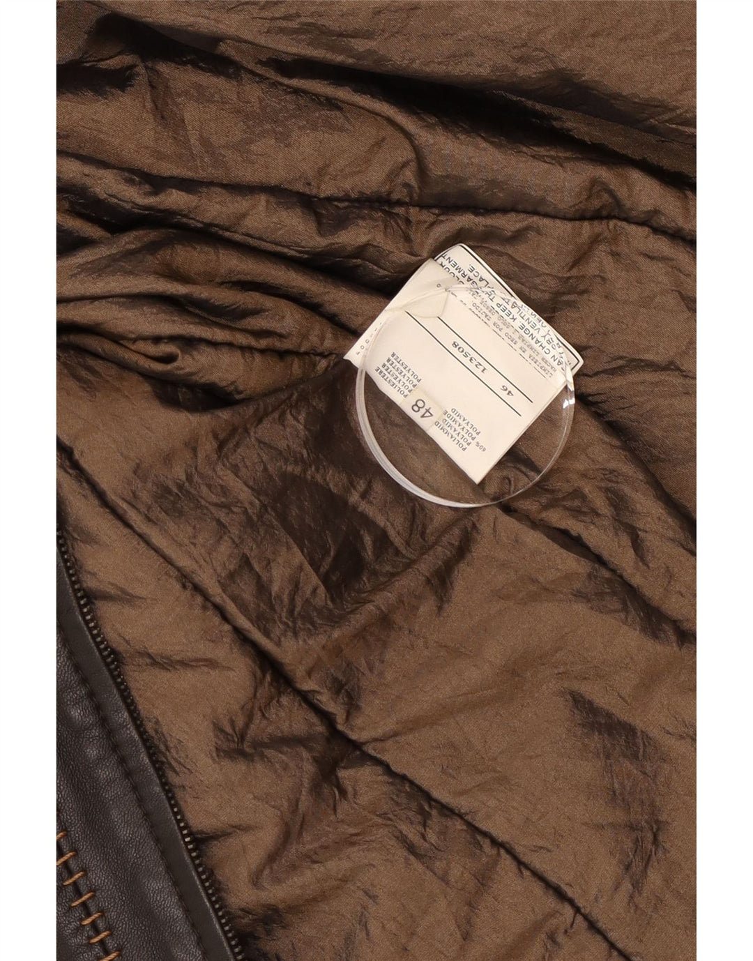 Giacca in Pelle Donna Mabrun IT 48 XL Pelle Nera