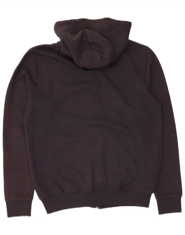 Crew Clothing Maglione con cappuccio e zip da uomo piccolo in poliestere blu navy