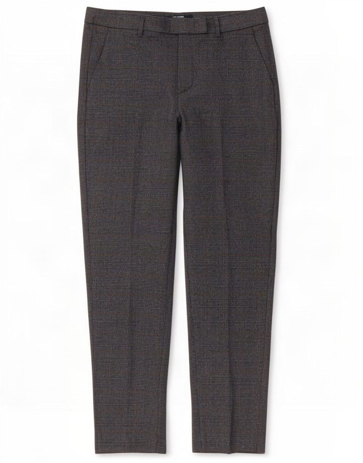 Pantaloni chino da donna Marks & Spencer UK 14 medi W32 L27 scozzese grigio
