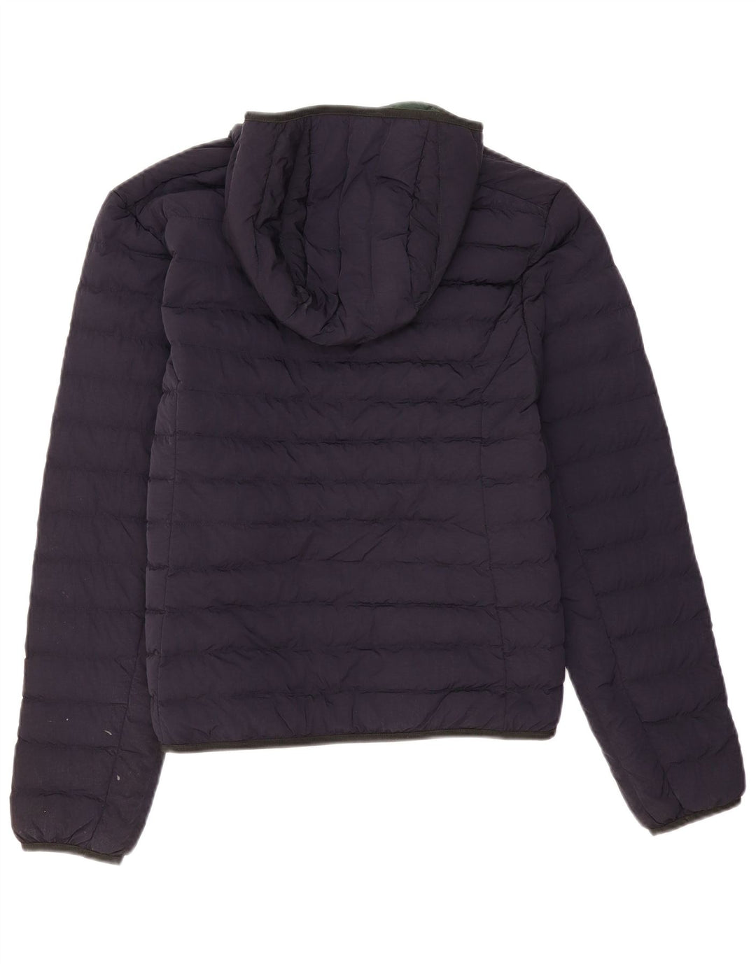 Giacca imbottita con cappuccio da uomo Lacoste EU 46 Small blu navy in poliammide