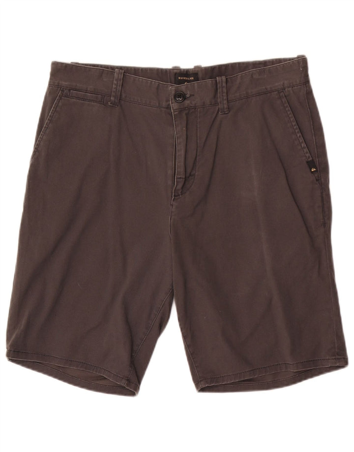 Pantaloncini chino da uomo Quiksilver W32 grigio medio
