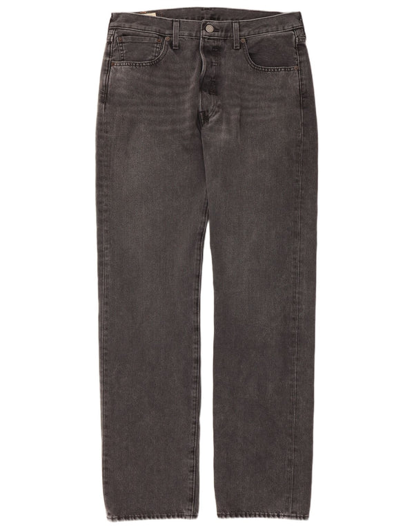 Levi's Uomo 501 Jeans dritti W33 L32 Cotone grigio