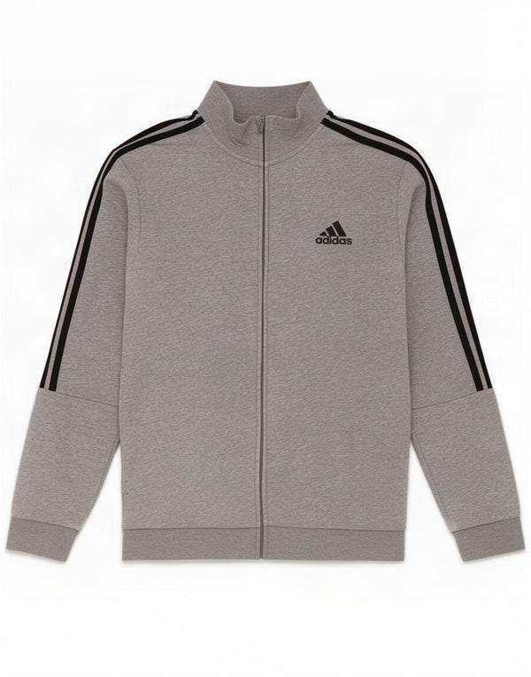 Giacca da tuta da uomo Adidas UK 36/38 piccola grigia chiazzata