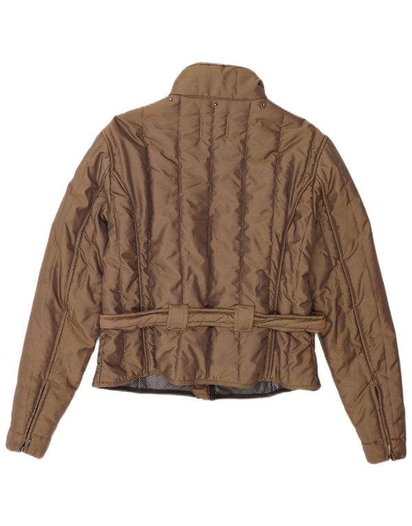 Refrigiwear Giacca imbottita oversize da donna Sixty spa UK 10 piccola marrone