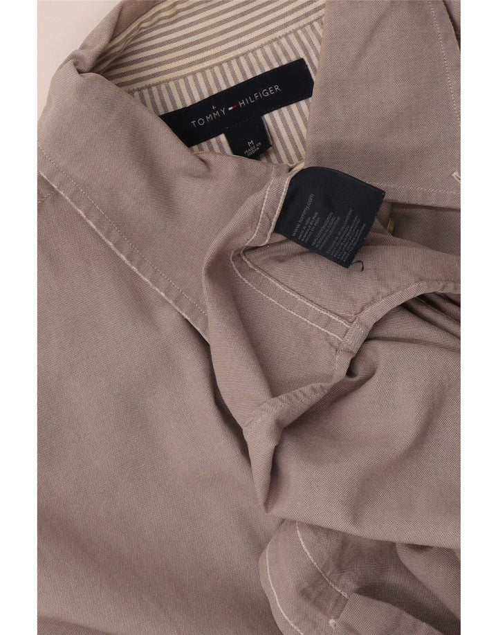 Camicia da uomo Tommy Hilfiger in cotone grigio medio