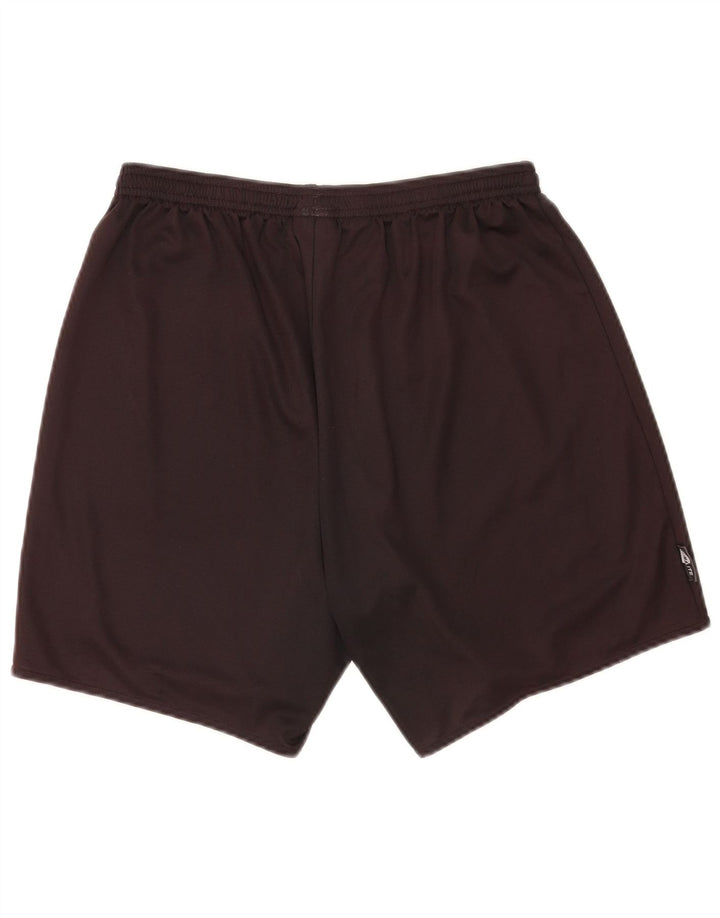 Pantaloncini sportivi Adidas Climalite da uomo grandi in poliestere nero