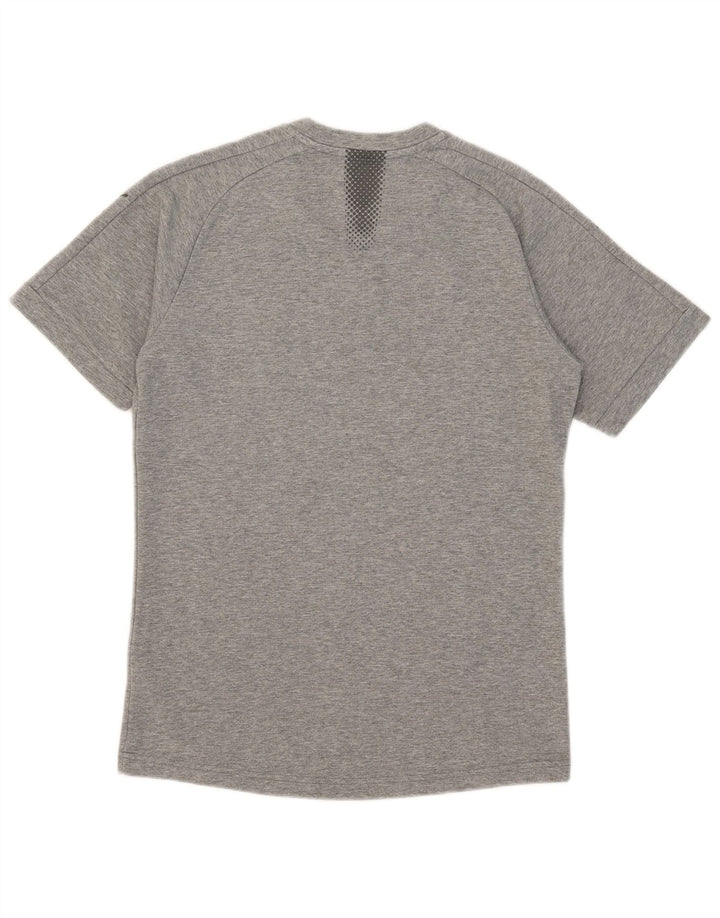 T-shirt da uomo Puma Top in cotone chiazzato grigio medio
