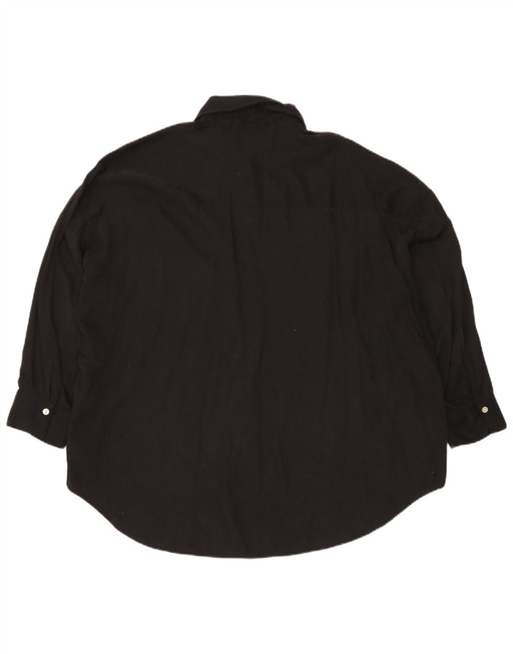 Camicia oversize da donna ZARA UK 18 XL Nera