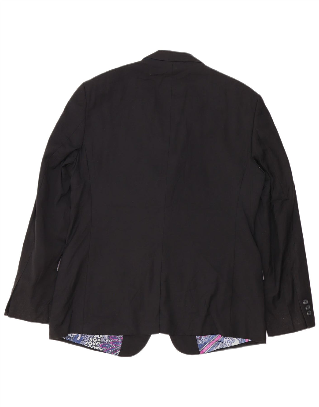 Giacca blazer da uomo a 2 bottoni TED BAKER UK 42 XL lana nera