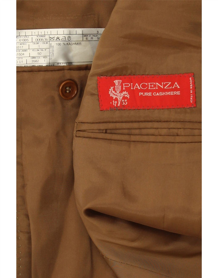 Giacca Blazer 3 Bottoni Piacenza Uomo IT 50 Large Beige Cashmere