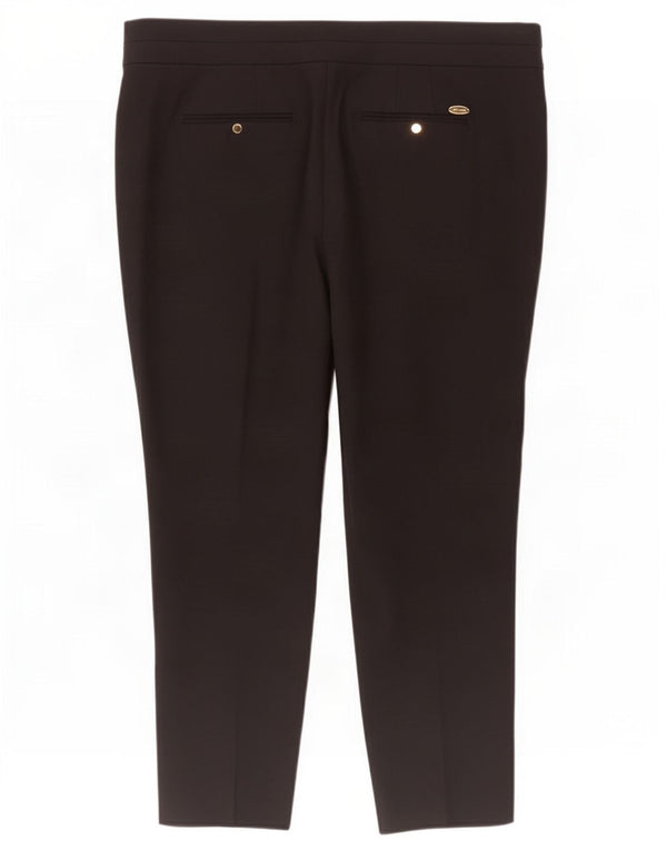 Pantaloni corti slim da donna Marks & Spencer UK 18 XL W38 L25 cotone nero