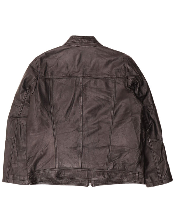 Giacca in pelle da donna Derimod Expo UK 20 2XL Pelle nera