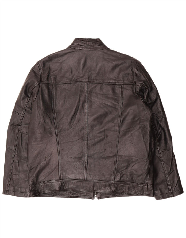 Giacca in pelle da donna Derimod Expo UK 20 2XL Pelle nera