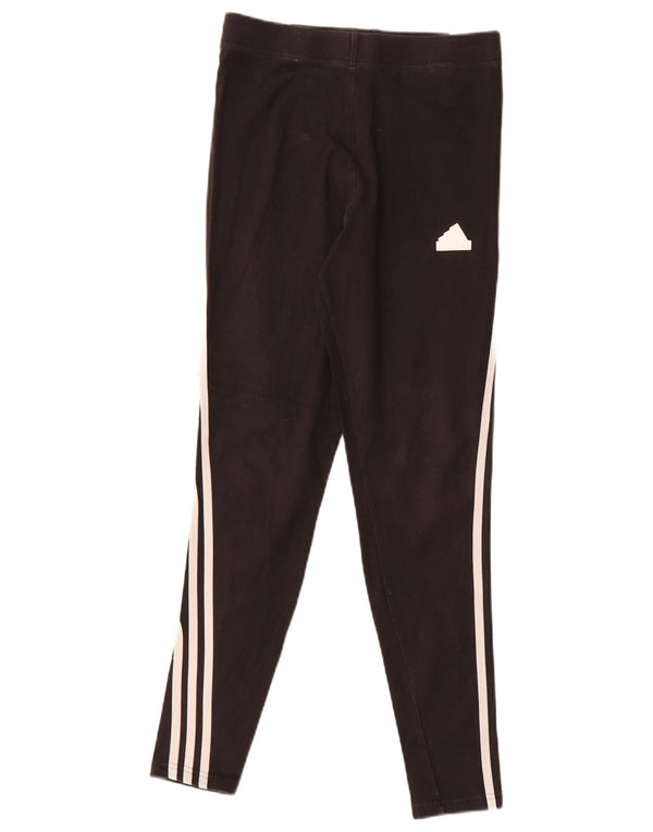 Adidas Womens Leggings UK 12/14 Medium Black