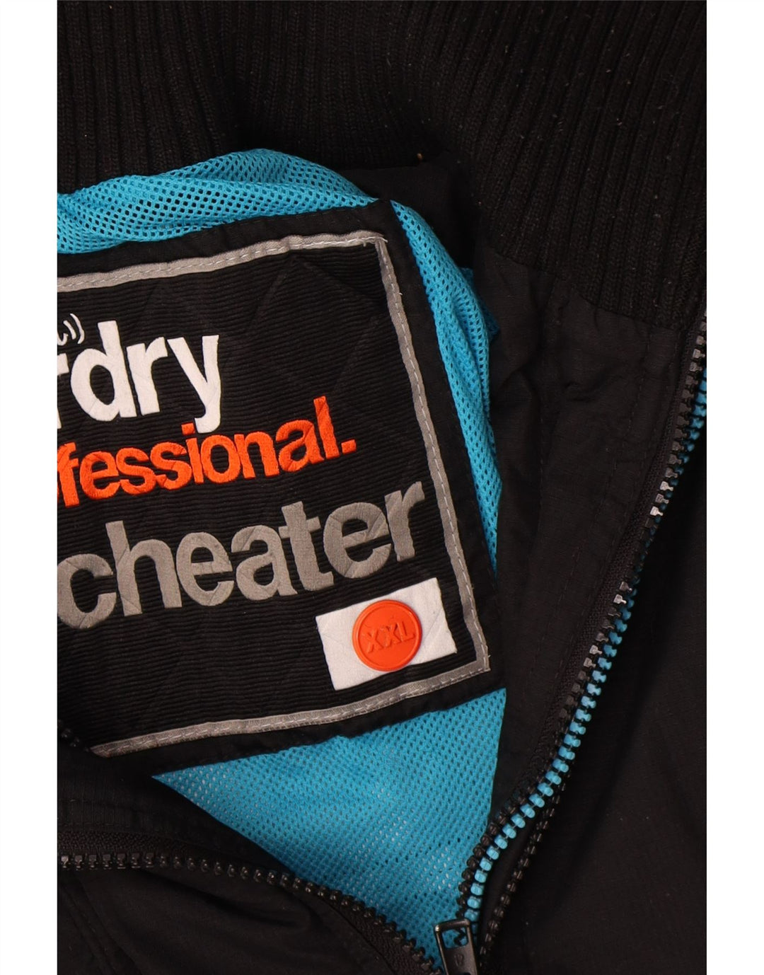 Giacca a vento grafica da uomo Superdry UK 44 2XL nylon nero