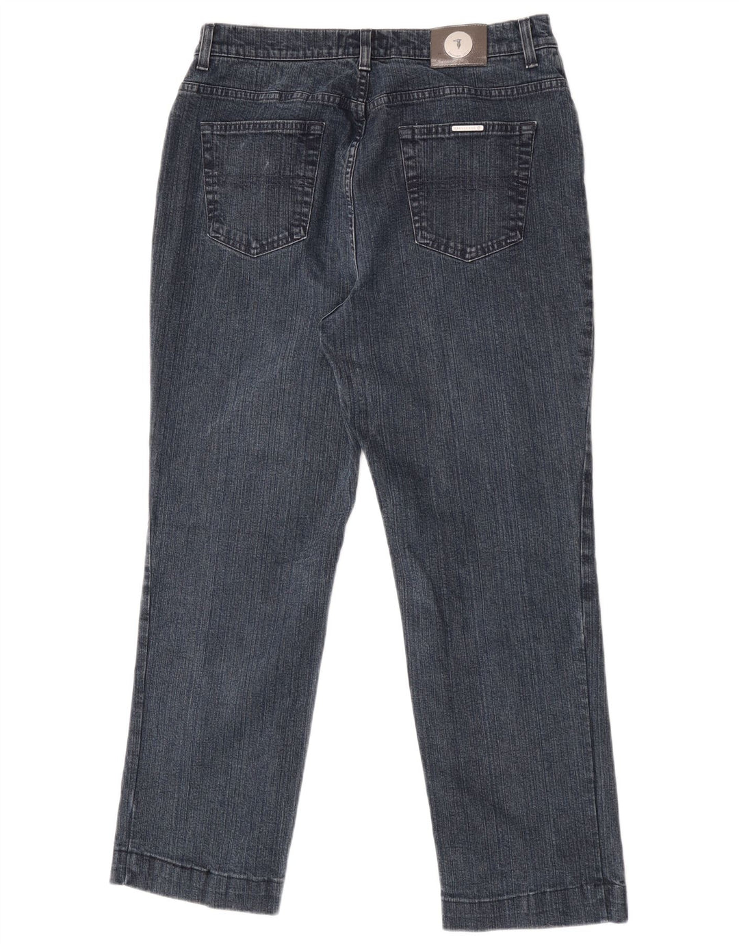 Jeans Straight Uomo Trussardi W33 L27 Blu Cotone