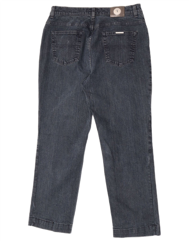 Jeans Straight Uomo Trussardi W33 L27 Blu Cotone