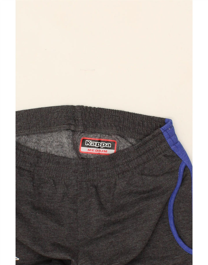KAPPA Womens Tracksuit Trousers Joggers UK 14 Medium Grey Colourblock Vintage Kappa and Second-Hand Kappa from Messina Hembry 