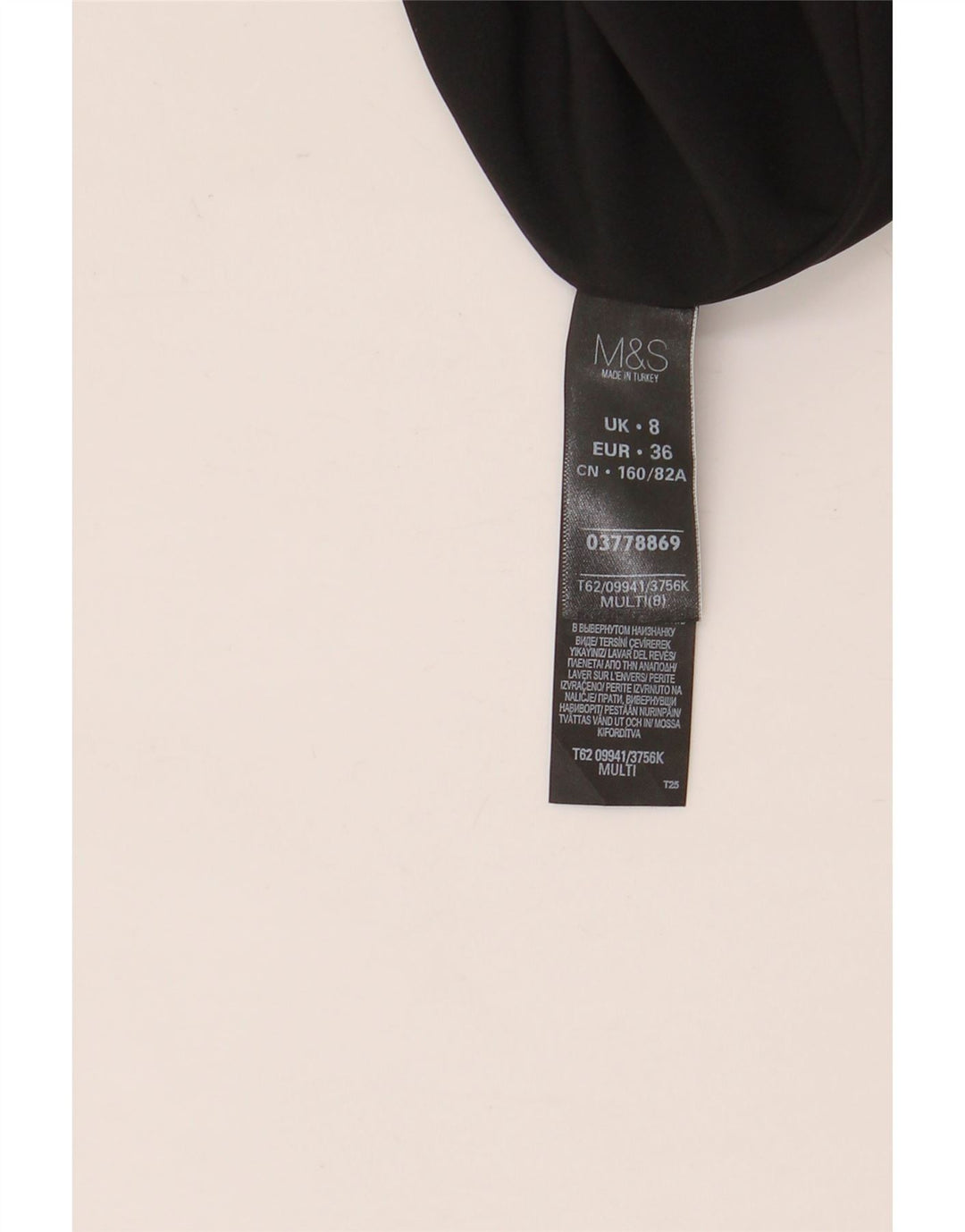 Abito a trapezio da donna Marks & Spencer UK 8 piccolo poliestere multicolore