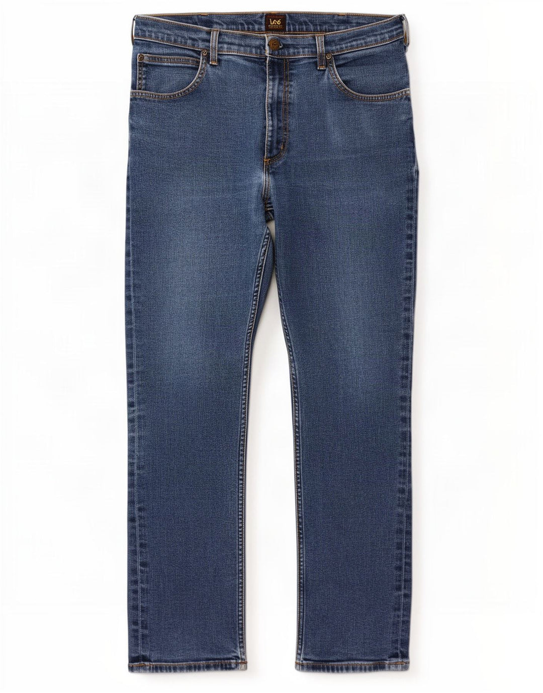 Jeans dritti da uomo Lee Brooklyn W36 L32 cotone blu