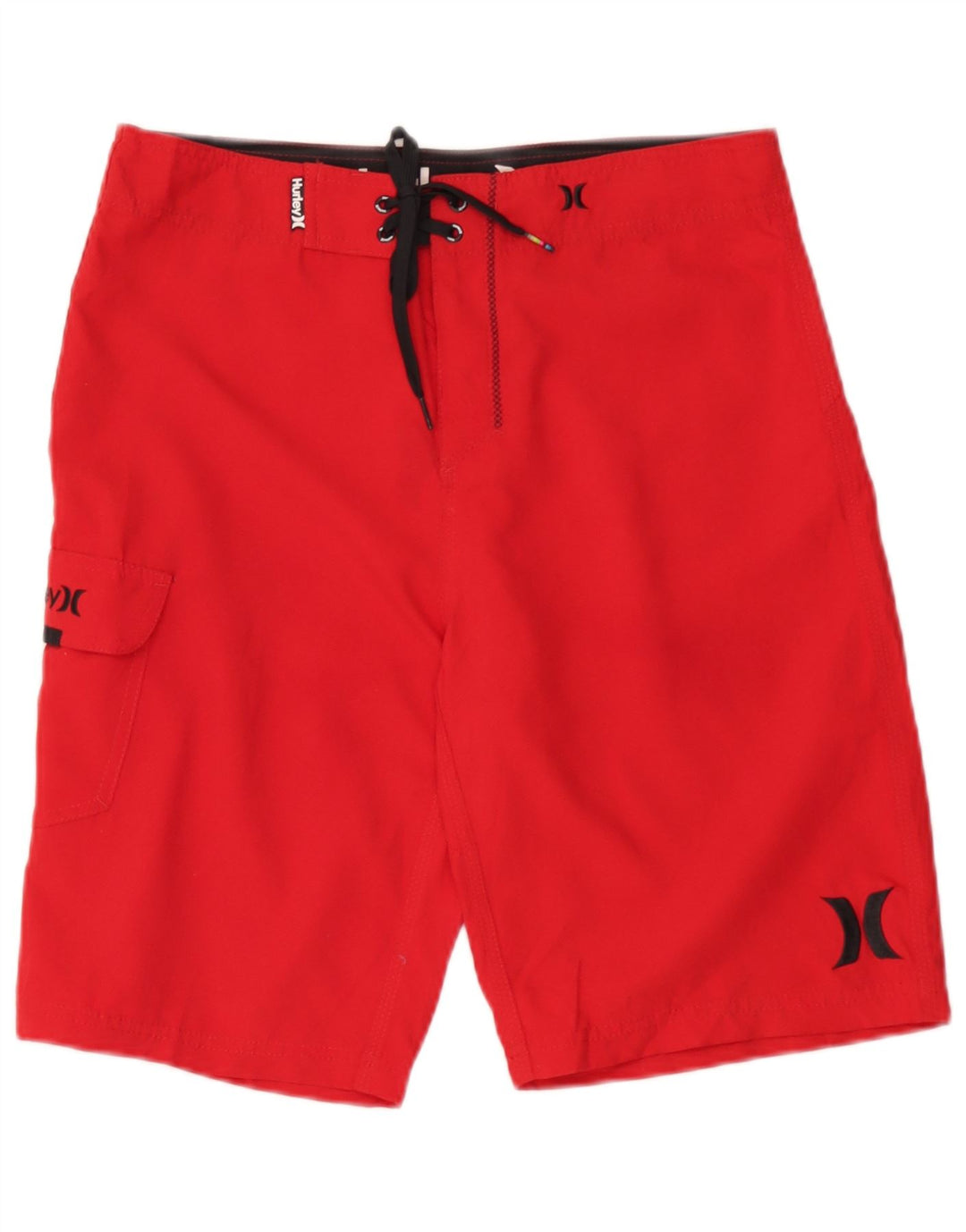 Pantaloncini da bagno da uomo Hurley in poliestere rosso medio