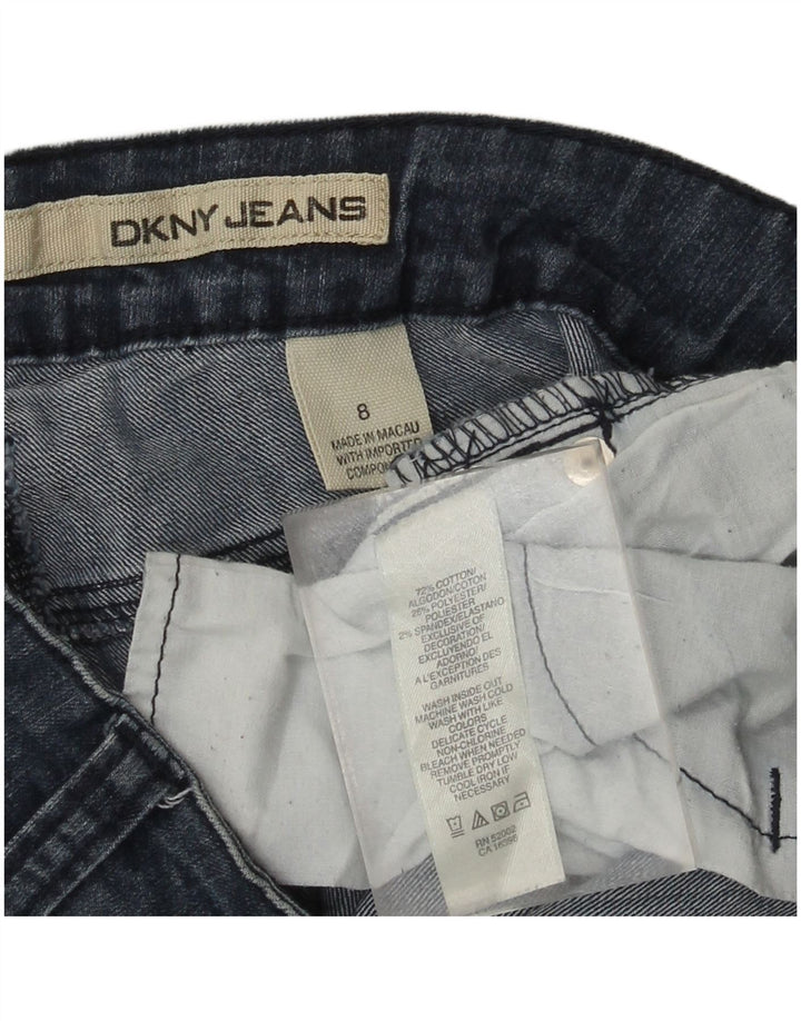 Jeans slim da donna Dkny US 8 medio W30 L31 cotone blu navy