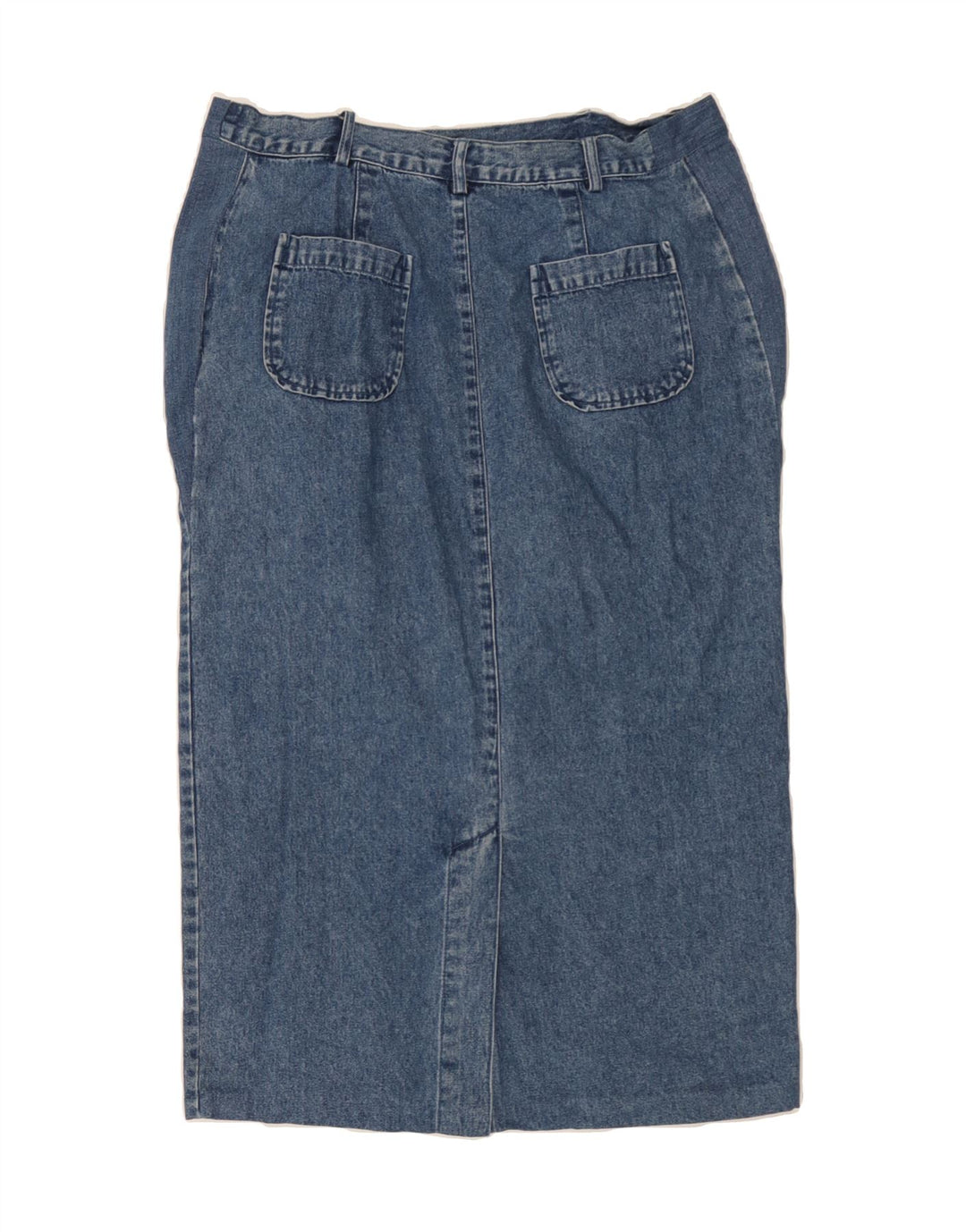 RUFF HEWN Womens Denim Skirt US 10 Large W36  Blue Cotton Vintage Ruff Hewn and Second-Hand Ruff Hewn from Messina Hembry 