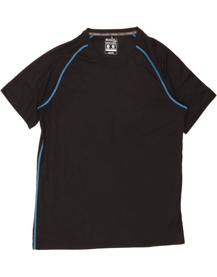 MOUNTAIN WAREHOUSE Mens T-Shirt Top Large Black Polyester Vintage Mountain Warehouse and Second-Hand Mountain Warehouse from Messina Hembry 