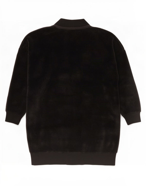 Marks & Spencer Womens Oversized Longline Cardigan Sweater UK 6 XS Black